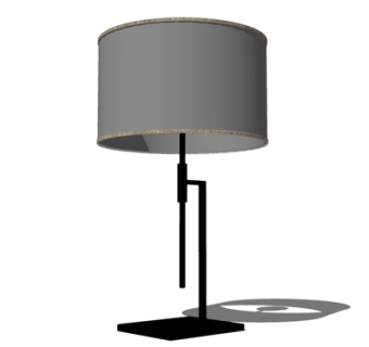 现代台灯su模型