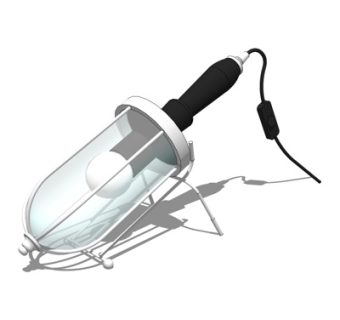 现代户外手提灯su模型