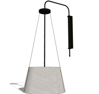 现代壁灯su模型