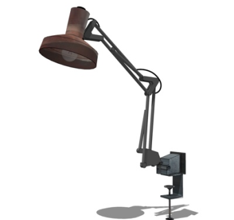 现代壁灯su模型