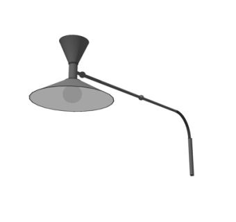 现代壁灯su模型