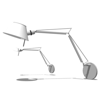 现代壁灯su模型