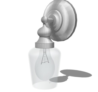 现代壁灯su模型