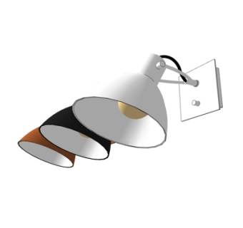 现代壁灯su模型