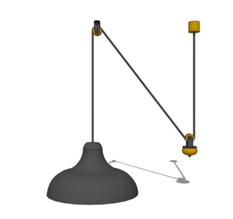 现代吊灯su模型