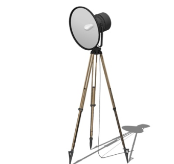 现代落地灯su模型