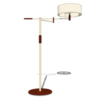 现代落地灯su模型