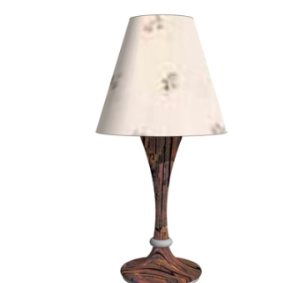 新中式台灯su模型