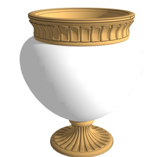 欧式台灯su模型