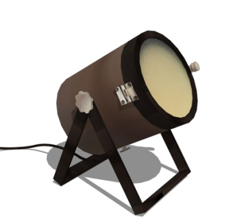 现代台灯su模型