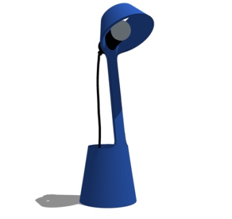 现代台灯su模型