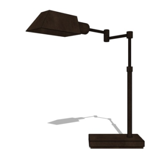 现代台灯su模型