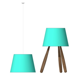 北欧台灯su模型