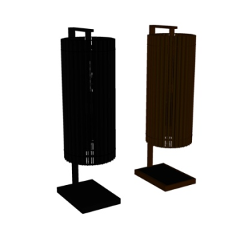 新中式台灯su模型