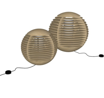 现代台灯su模型