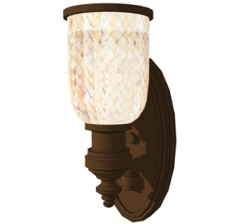 简欧壁灯su模型