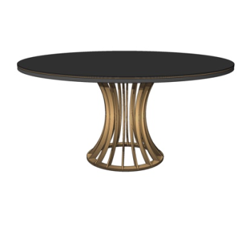 现代餐桌su模型