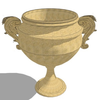 欧式装饰品su模型