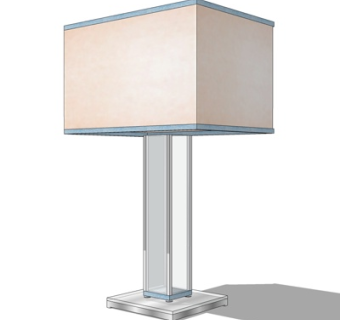 现代台灯su模型