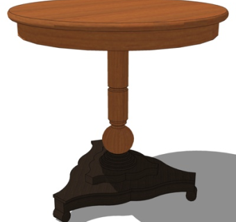 简欧圆几su模型