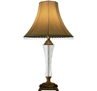 简欧台灯su模型