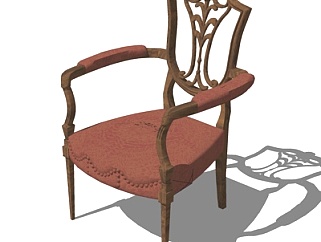 <em>简欧</em>椅子su模型