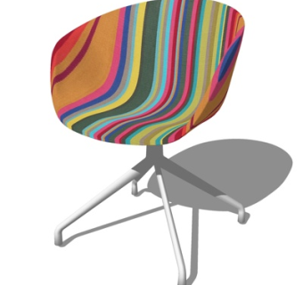 现代休闲椅su模型