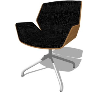 现代休闲椅su模型