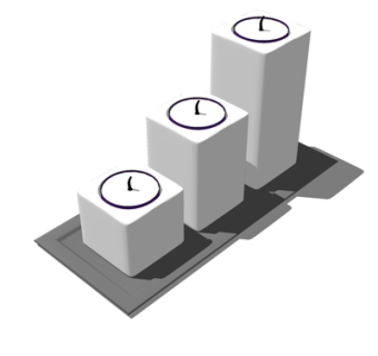 现代烛台灯su模型