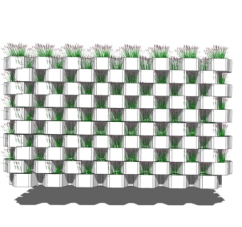 现代植物墙su吗