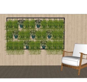 现代植物墙su吗