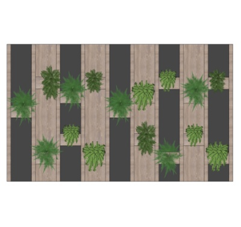 现代植物墙su吗
