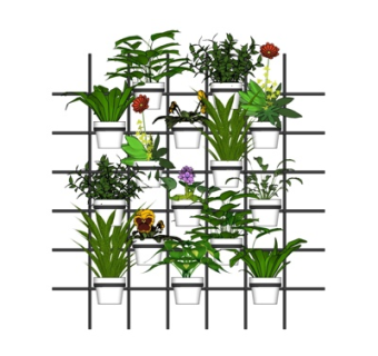 现代植物墙su吗