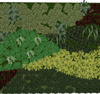 现代植物墙su吗