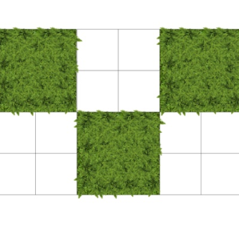 现代植物墙su模型