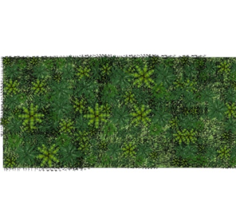 现代植物墙su模型