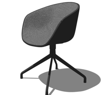 现代休闲椅su模型