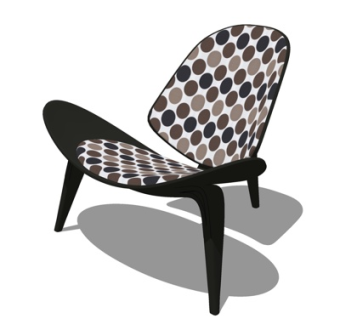 现代休闲椅su模型