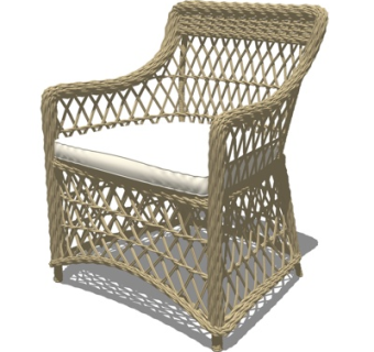 北欧休闲椅su模型