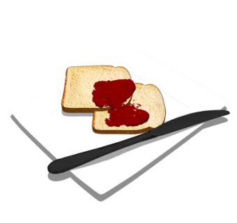 现代糕点su模型