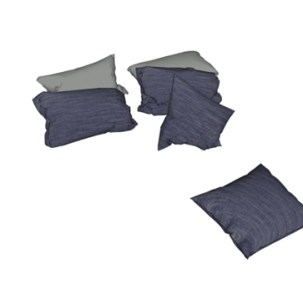 现代抱枕su模型