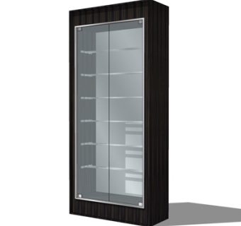 现代酒柜su模型