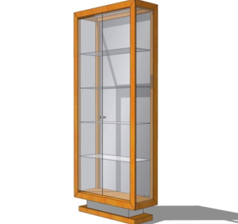 现代酒柜su模型