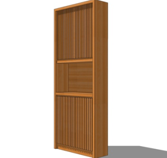 新中式储物柜su模型