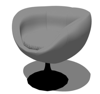 现代休闲椅su模型