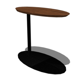 现代小桌子su模型