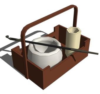 新中式装饰品su模型