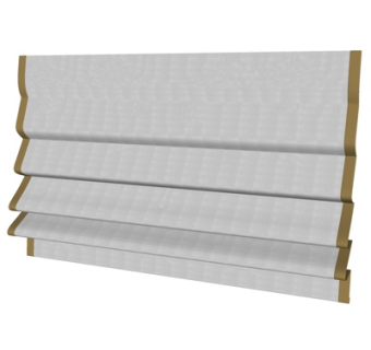 新中式卷帘su模型