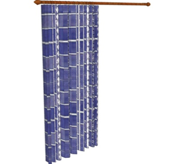 现代窗帘su模型