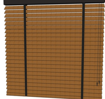 现代百叶窗帘su模型